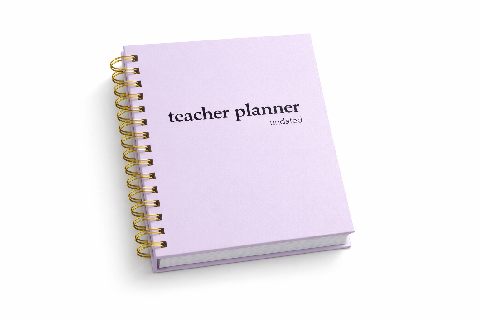 teacher planner undated physical